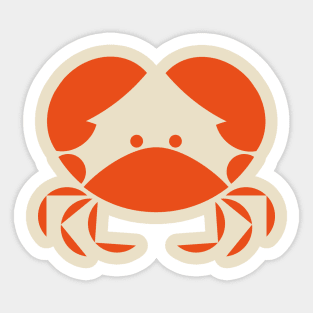 Red crab Sticker